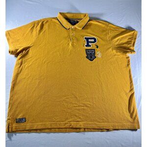 U.S. Polo Assn. Men’s Polo Shirt Yellow XXL Short Sleeve Embroidered Logo Casual